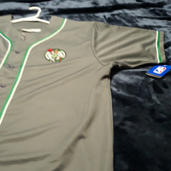 Gray and green and white celtics game jersey - Picture 2 of 4